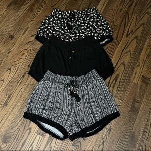 No Boundaries Women’s Gauze Knit Fringe Shorts XXL 2XL